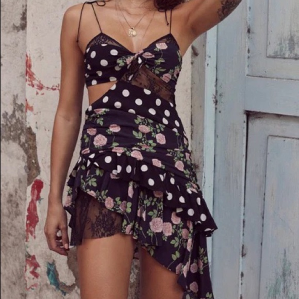 For Love and Lemons Butterscotch dress